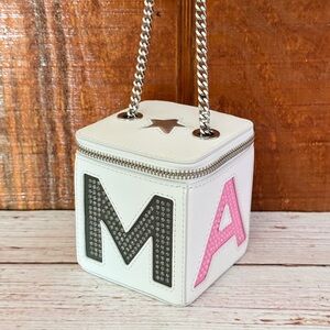 Marc Jacobs Leather Dice Cube Mini Vanity Crossbody